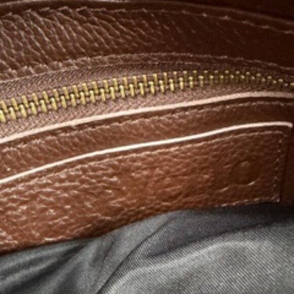 Vere Verto Brown Leather Backpack Bag New main image 6